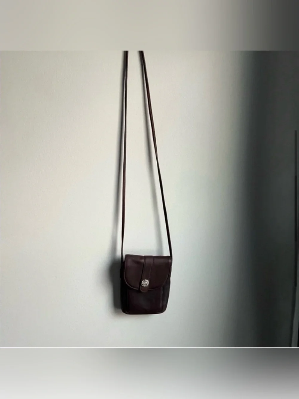 Fossil Brown Leather Small Crossbody